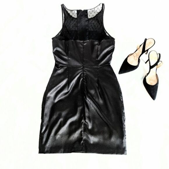 Alexia Admor Silk Tiered Black Cocktail Dress - Picture 2 of 8